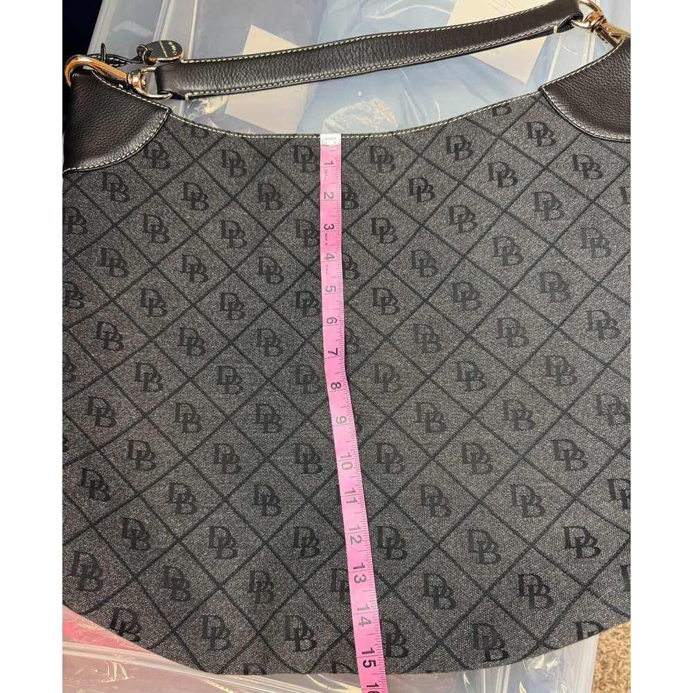 Designer-Inspired Black Patterned Hobo Bag - Picture 12 of 12
